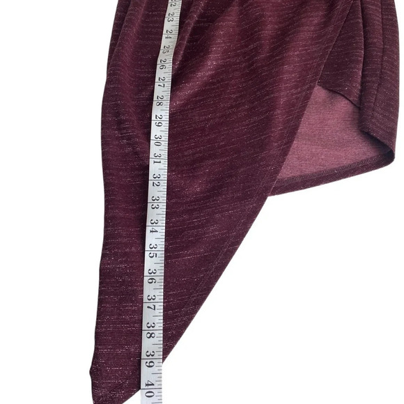 Windsor Burgundy Velvet Midi Dress - Picture 8 of 8